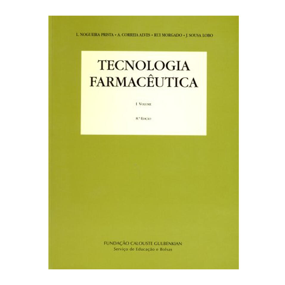 Tecnologia Farmacêutica Vol I