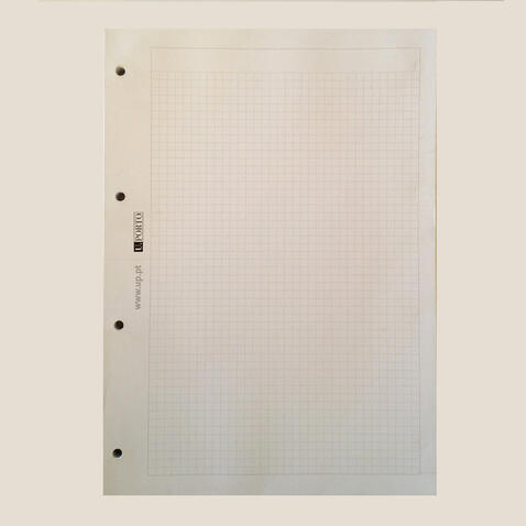 Bloco A4 - sem capa (quadriculado)