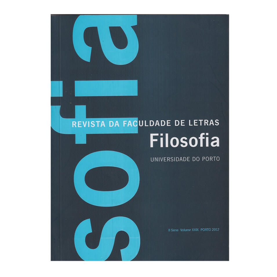 Revista da FLUP - Filosofia, Série II, Vol. 29