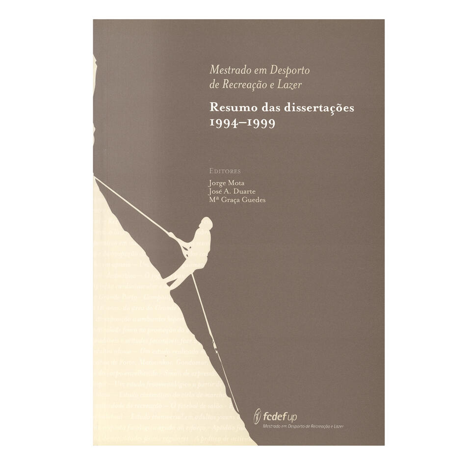Mestrado em Desporto de Recreação e Lazer: resumo