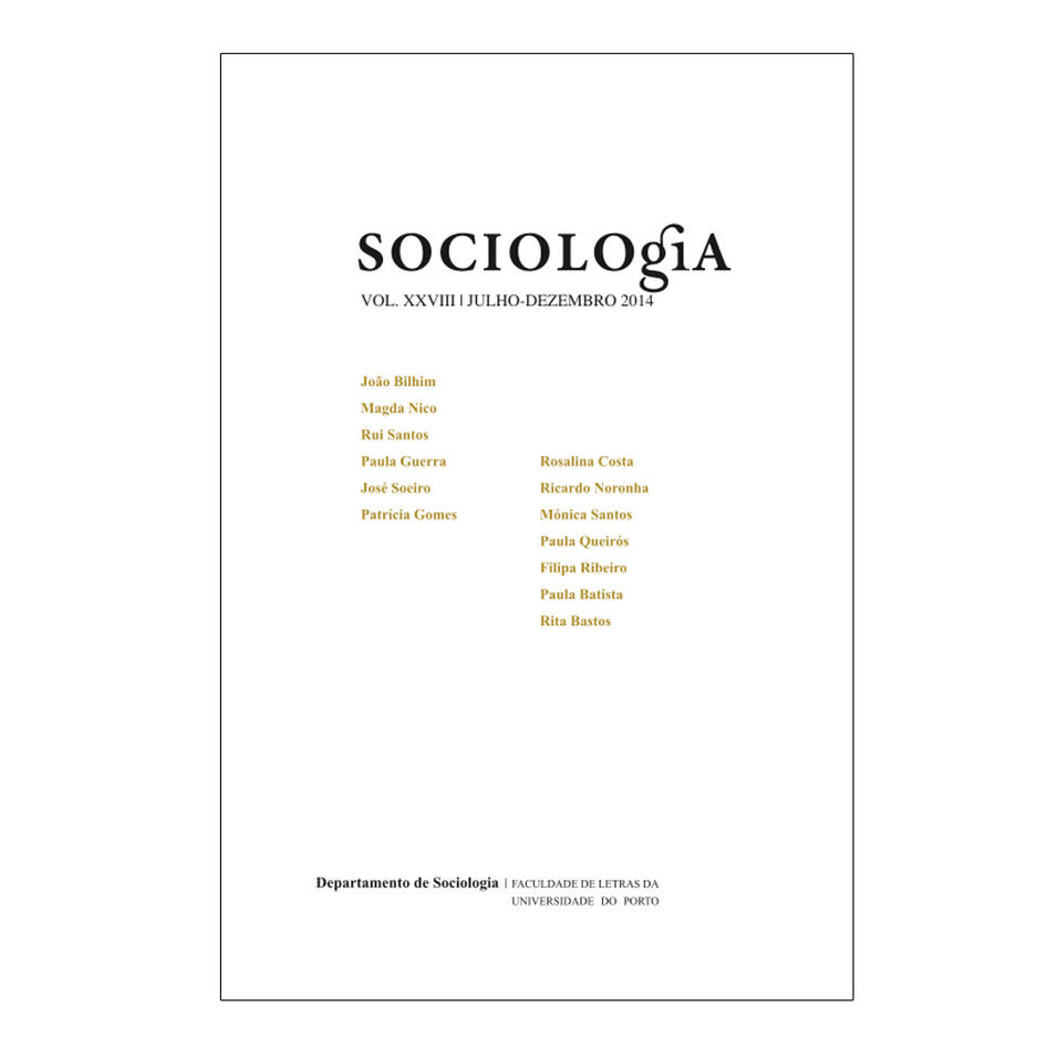 Revista da FLUP - Sociologia, Vol. 28