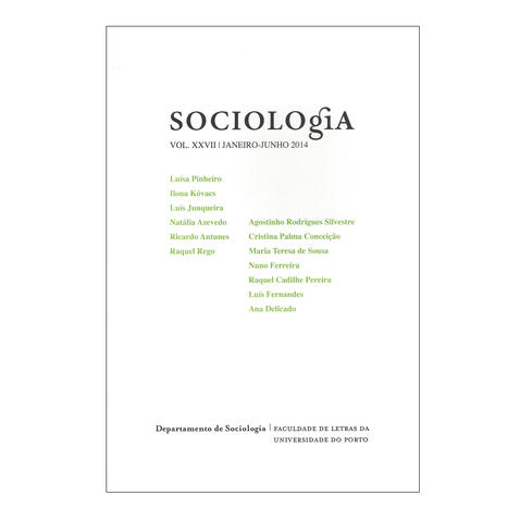 Revista da FLUP - Sociologia, Vol. 27