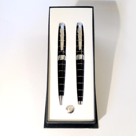 Conjunto Roller + Caneta Preta