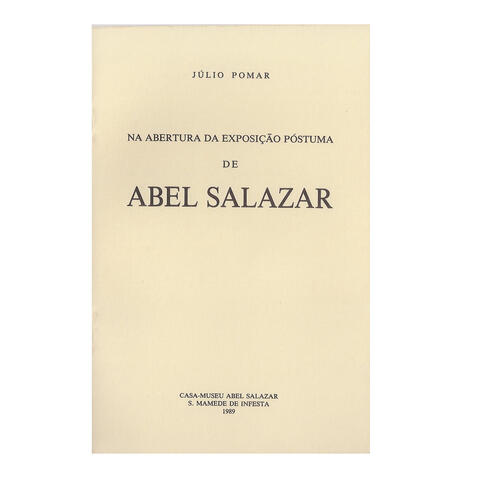 Na Abertura da exposição póstuma de Abel Salazar