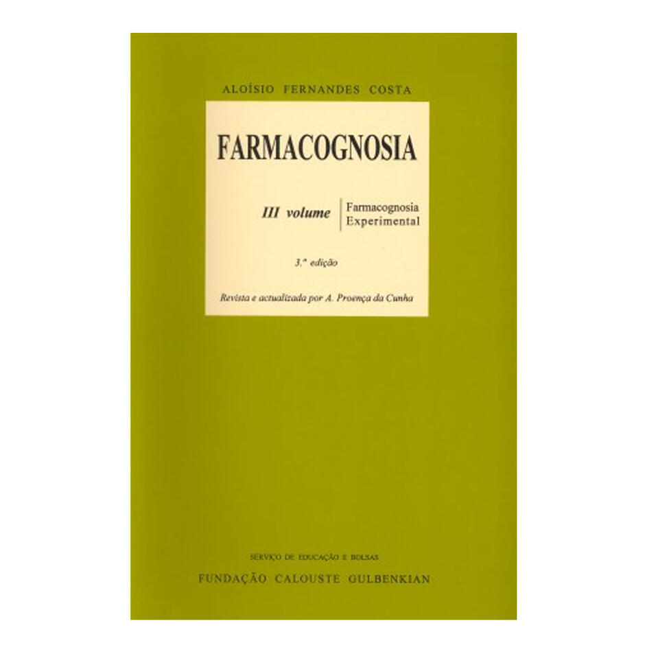 Farmacognosia Volume III