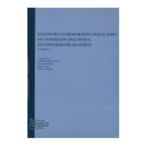 Encontro Comemorativo dos 25 anos CLUP (2 vols.)