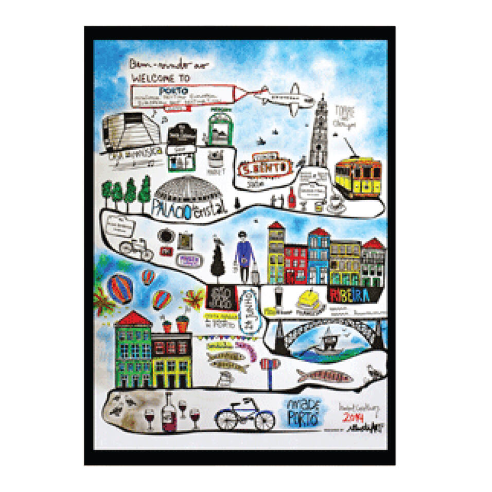 Poster &ldquo;Made in Porto&rdquo;