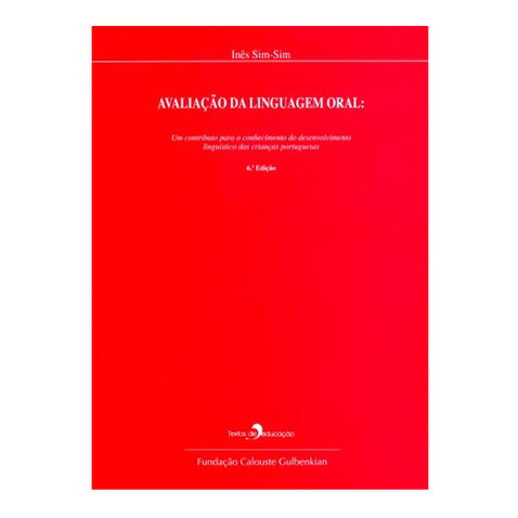 Avaliação da Linguagem Oral