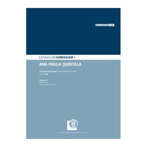 Estudos em homenagem a Ana Paula Quintela