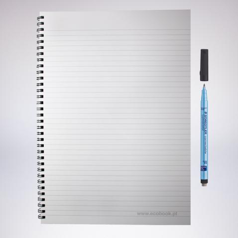 Kit EcoBook A4 - Pautado