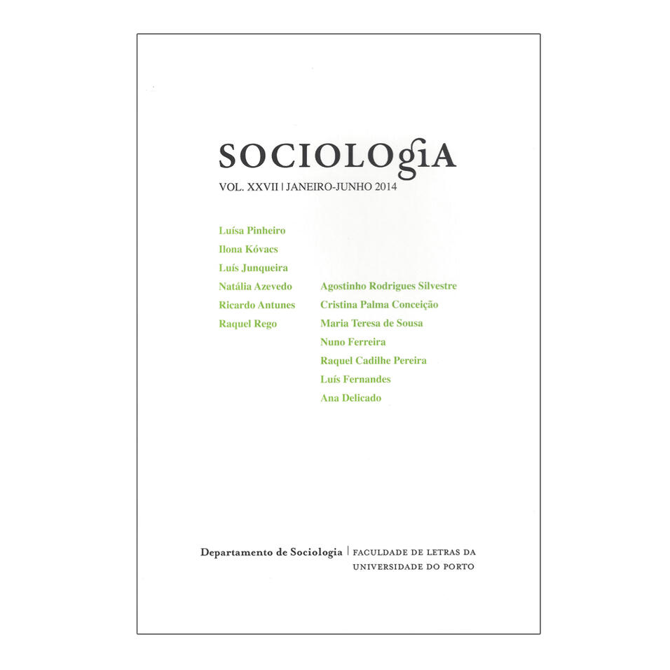 Revista da FLUP - Sociologia, Vol. 27