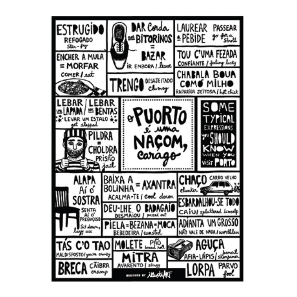 Poster &ldquo;O Puorto é uma Naçom&rdquo;