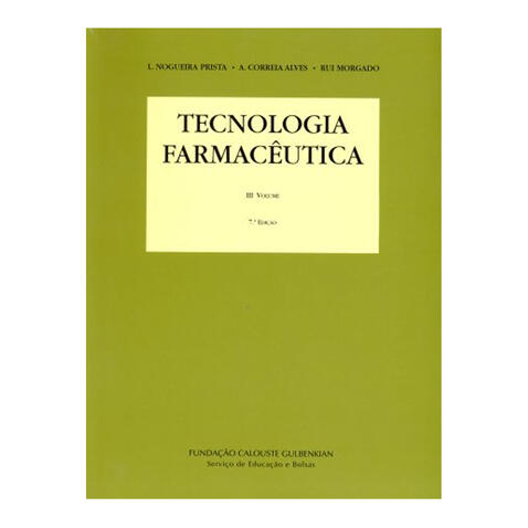 Tecnologia Farmacêutica III