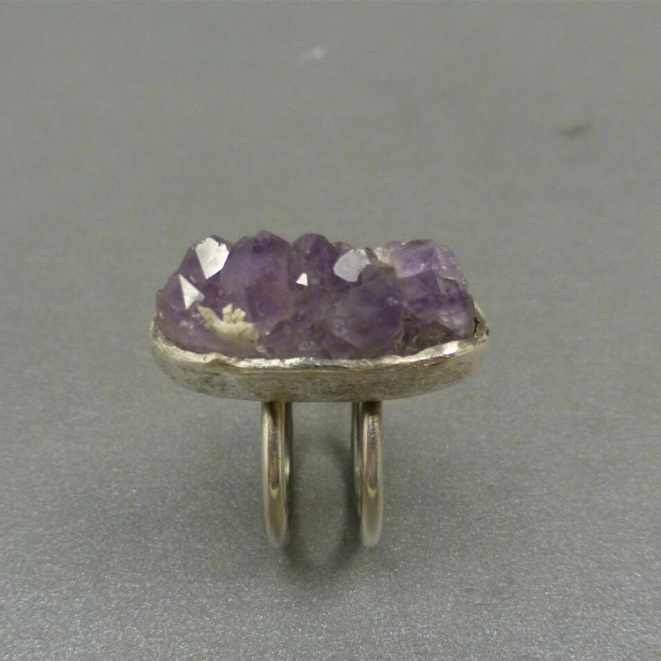 Anel &ldquo;Ametista&rdquo;