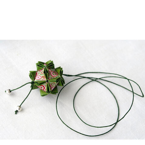 Colar Kusudama Pendurado