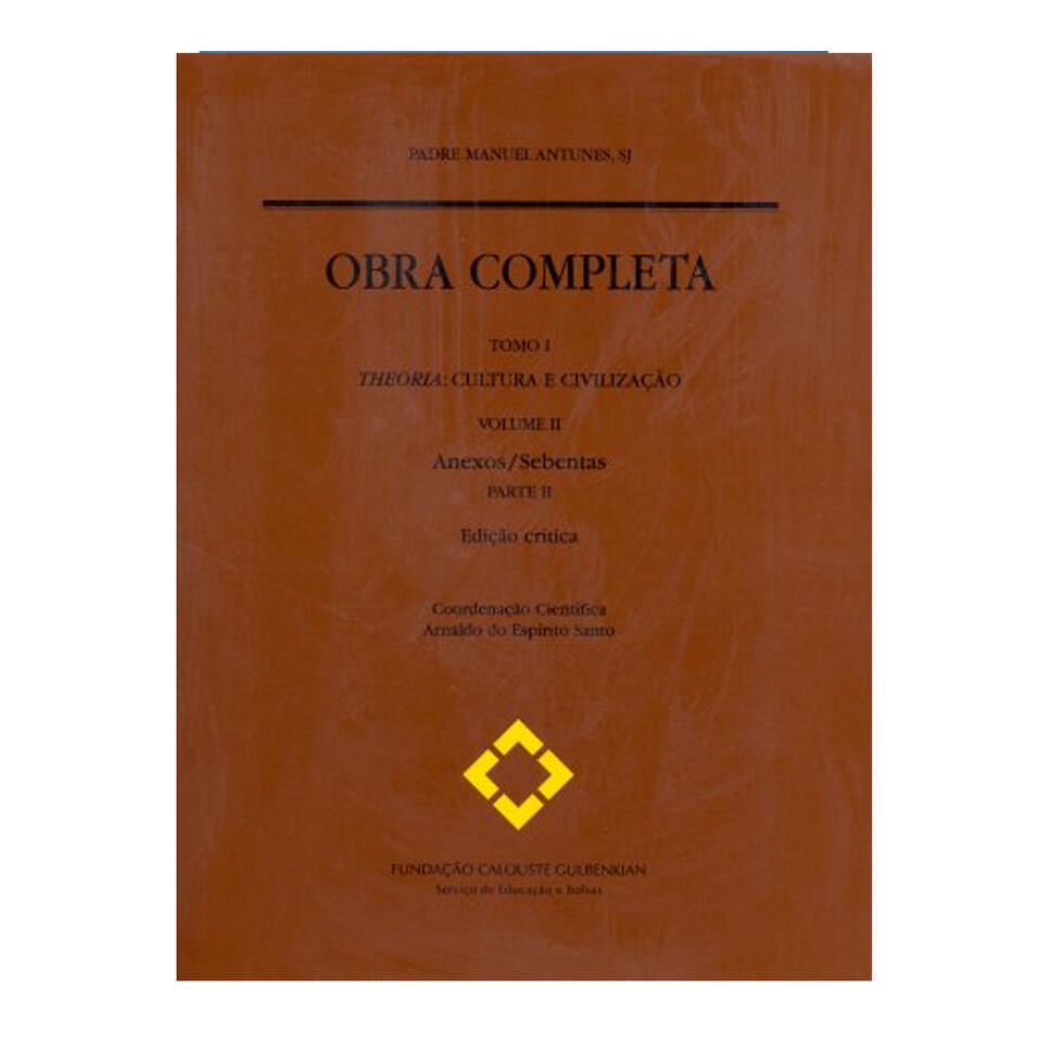 Obra Completa do Padre Manuel Antunes Vol.I