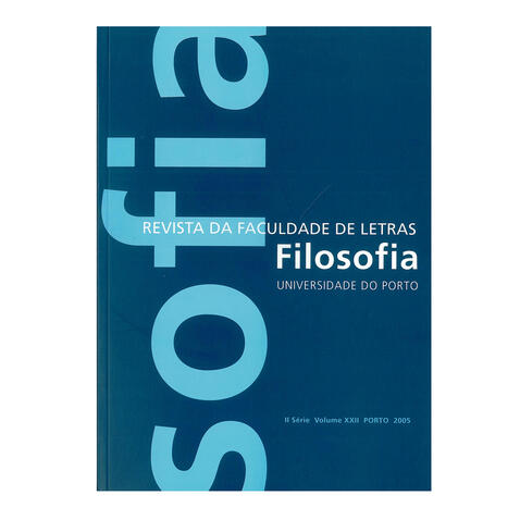 Revista da FLUP - Filosofia, Série II, XXIII/XXIV