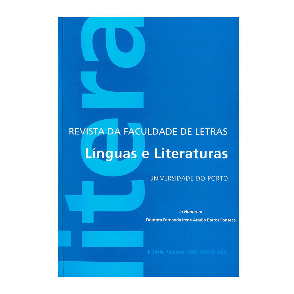 Revista FLUP Línguas e Literaturas II série, XXIII