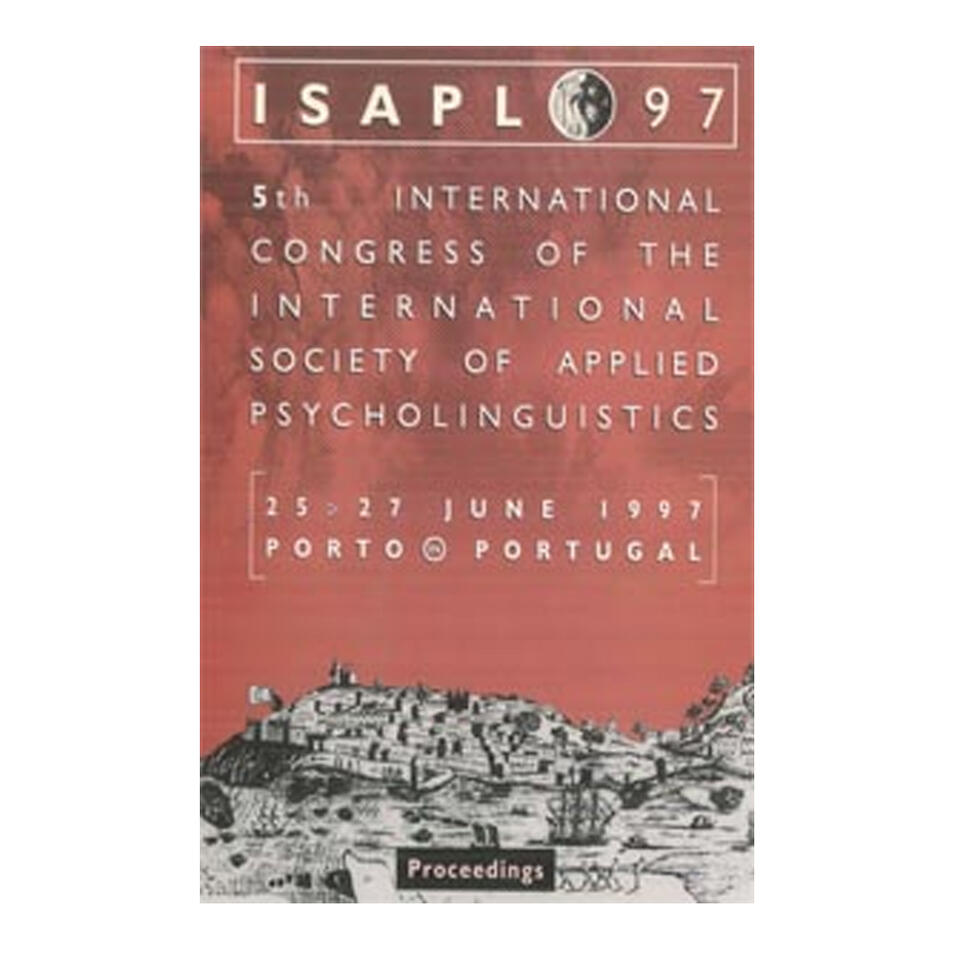 ISAPL 97 - Psicolinguistica Limiar do ano 2000