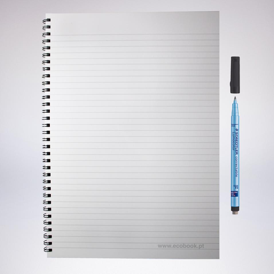 Kit EcoBook A4 - Pautado