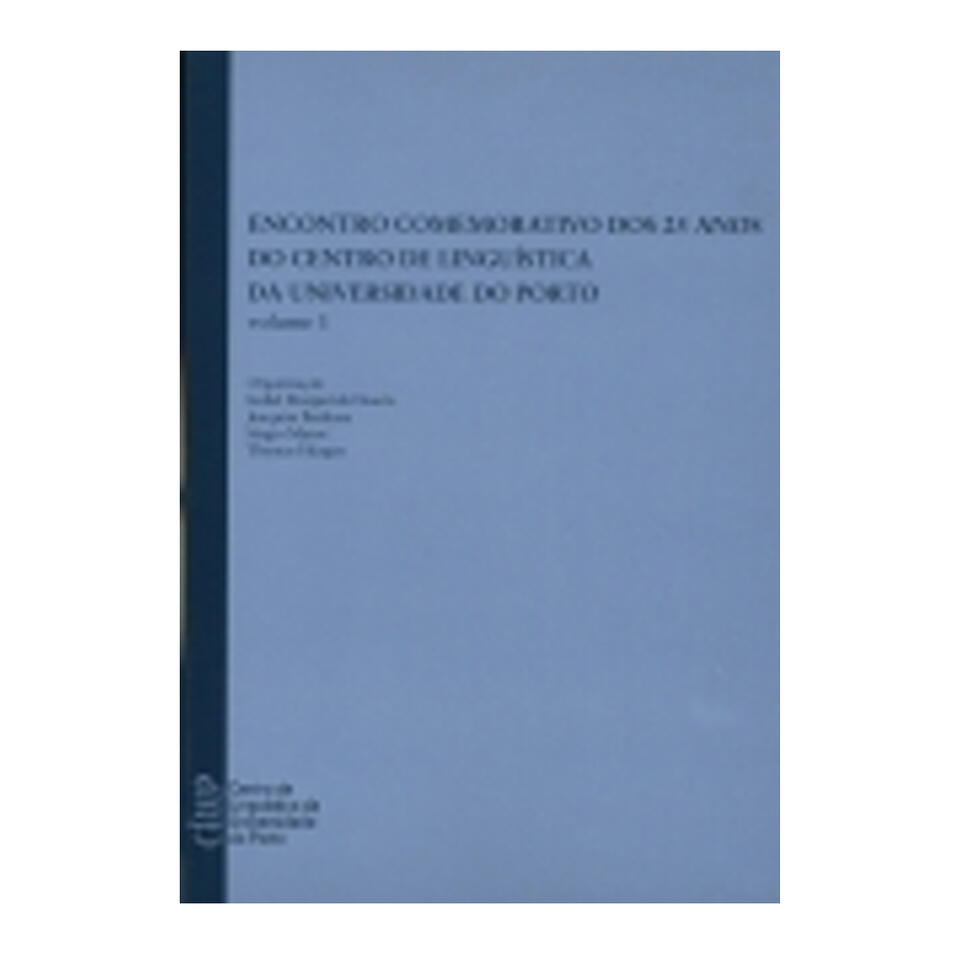 Encontro Comemorativo dos 25 anos CLUP (2 vols.)