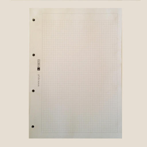 Bloco A4 - sem capa (quadriculado)