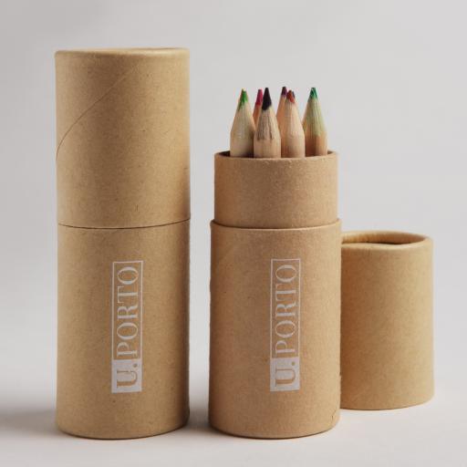 Caixa com 12 lápis de cor