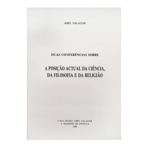 Duas Conferencias sobre - Abel Salazar
