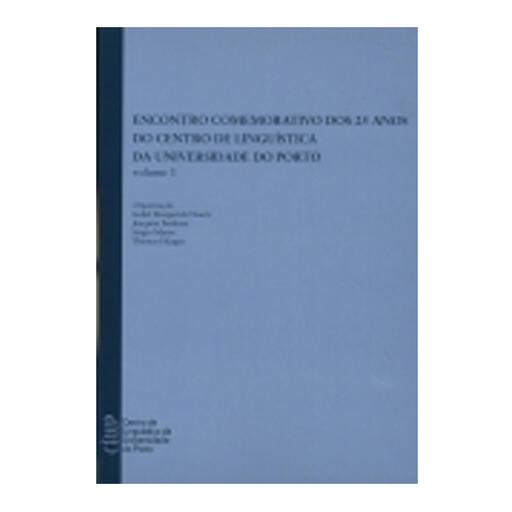 Encontro Comemorativo dos 25 anos CLUP (2 vols.)