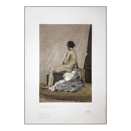 Reprodução Henrique Pousão -&rdquo;Modelo Vivo&rdquo; (Óleo)